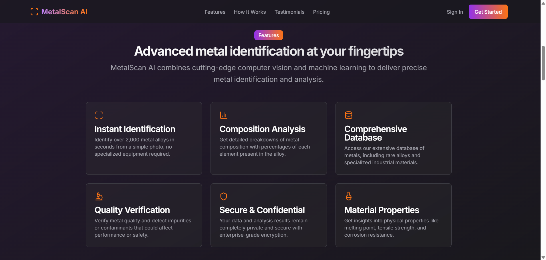AI-Based Metallurgical Detection System